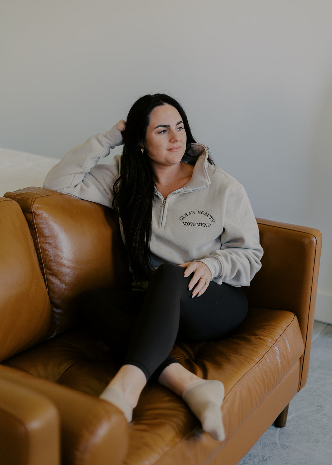 Clean Beauty Movement Crew Neck Sweatshirt
