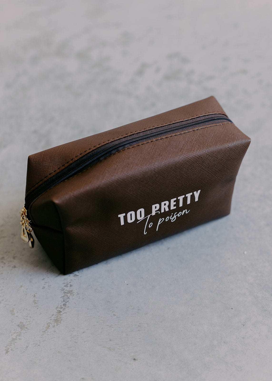 Too Pretty To Poison Makeup Bag