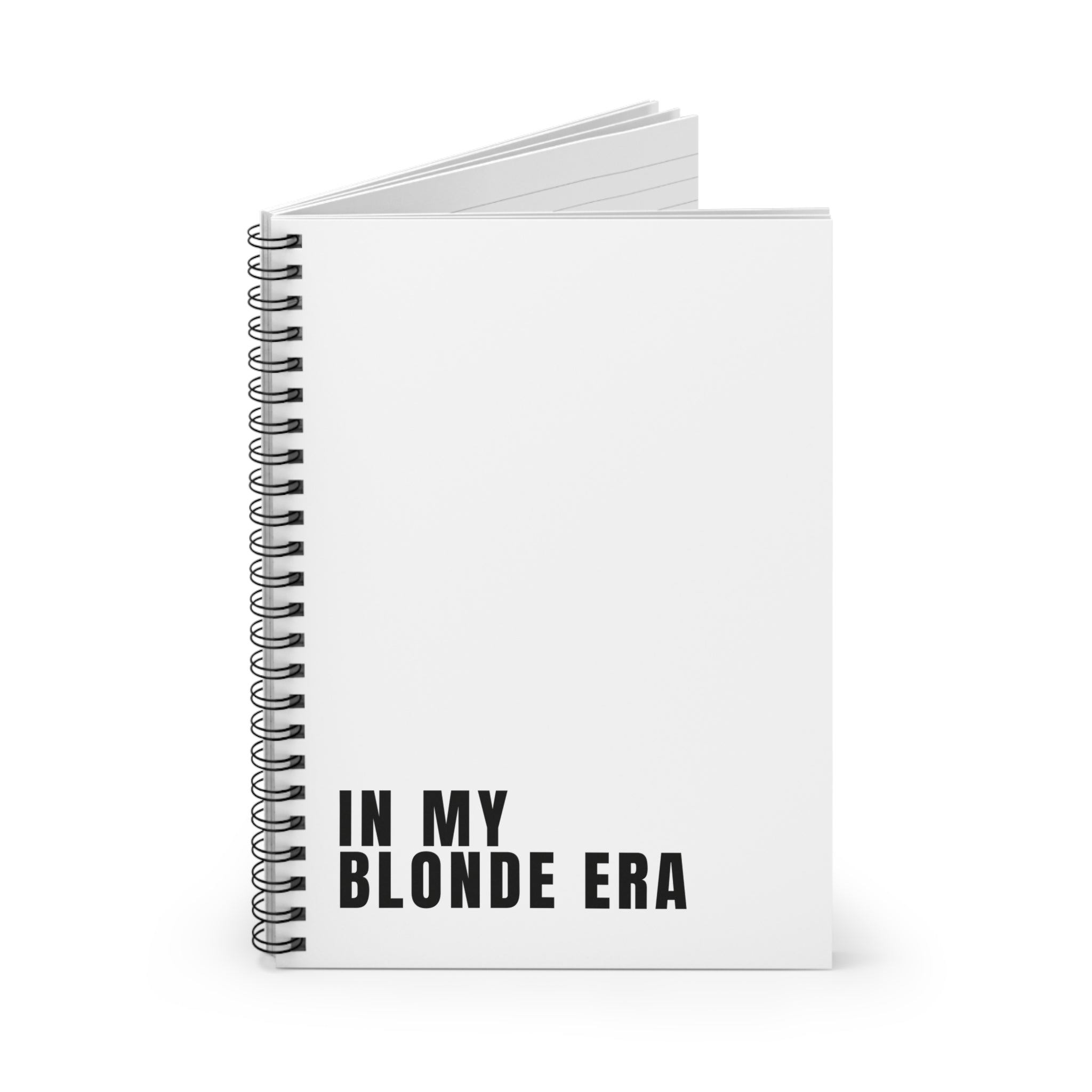 Blonde Era Spiral Notebook