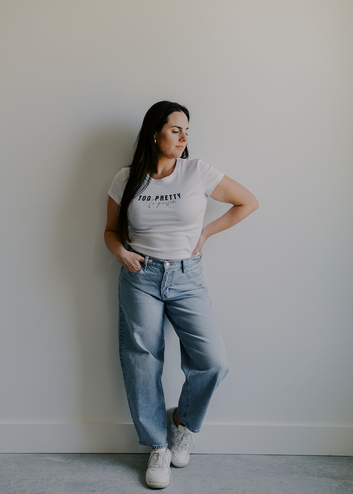 Women’s Too Pretty To Poison Baby tee
